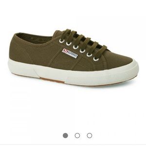 Superga military green cotu classic sneaker size38